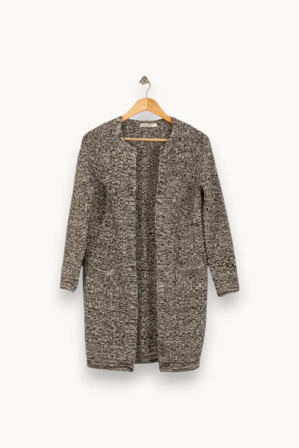 Cardigan Gris et Noir - Taille S/36 de la marque Grace & Mila | PARAD51600 - Vendu par Paradigme - Image 2