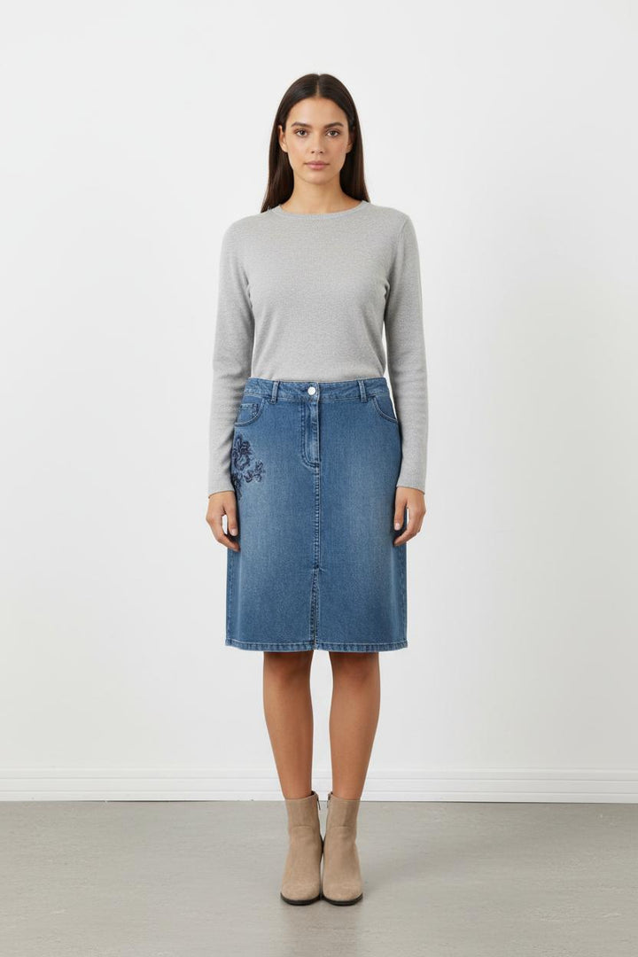 Jupe en Jean Bleue - Taille M/38
