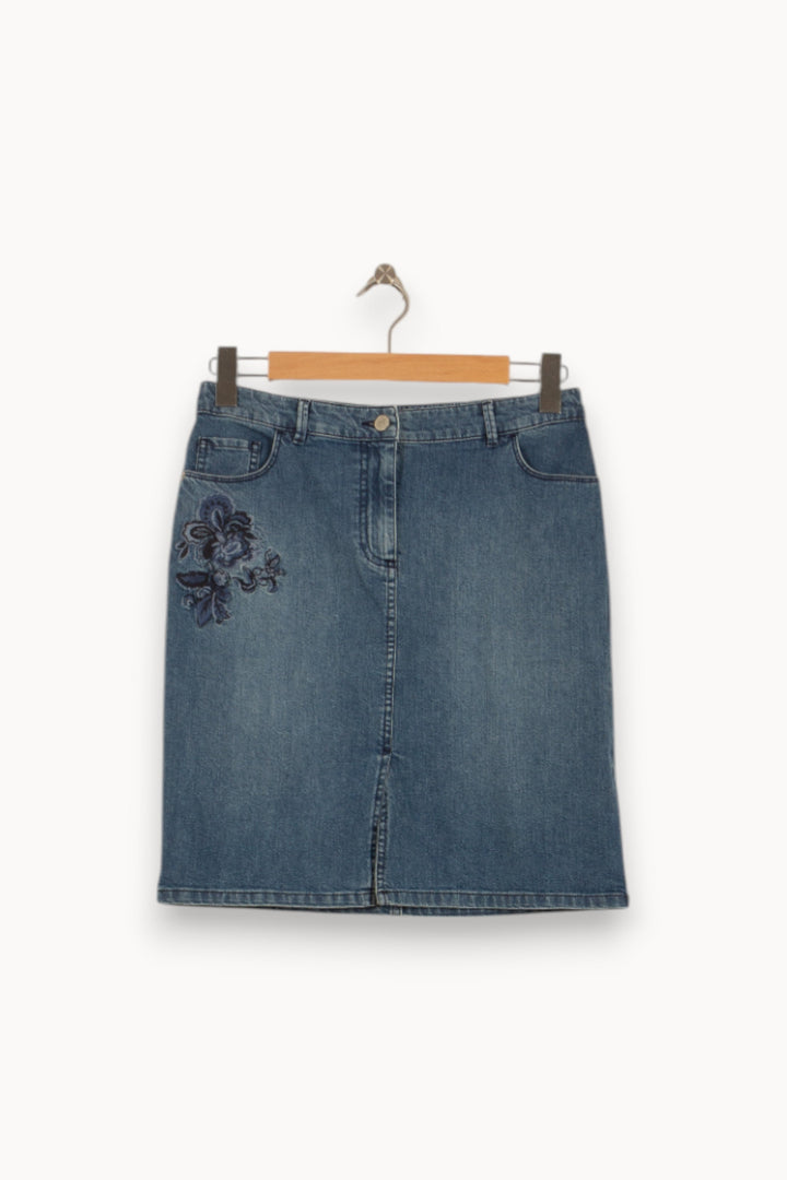 Jupe en Jean Bleue - Taille M/38