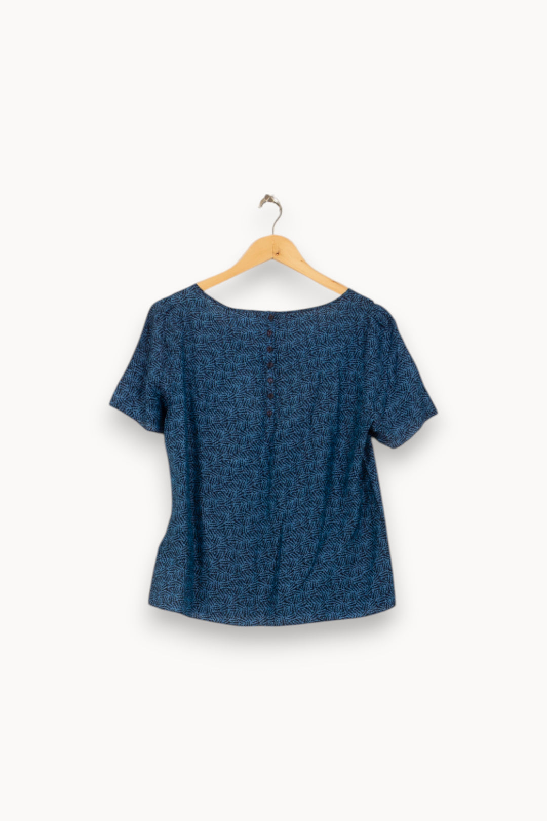 Blouse Bleue - Taille L/40 de la marque Sud express | PARAD51602 - Vendu par Paradigme - Image 4