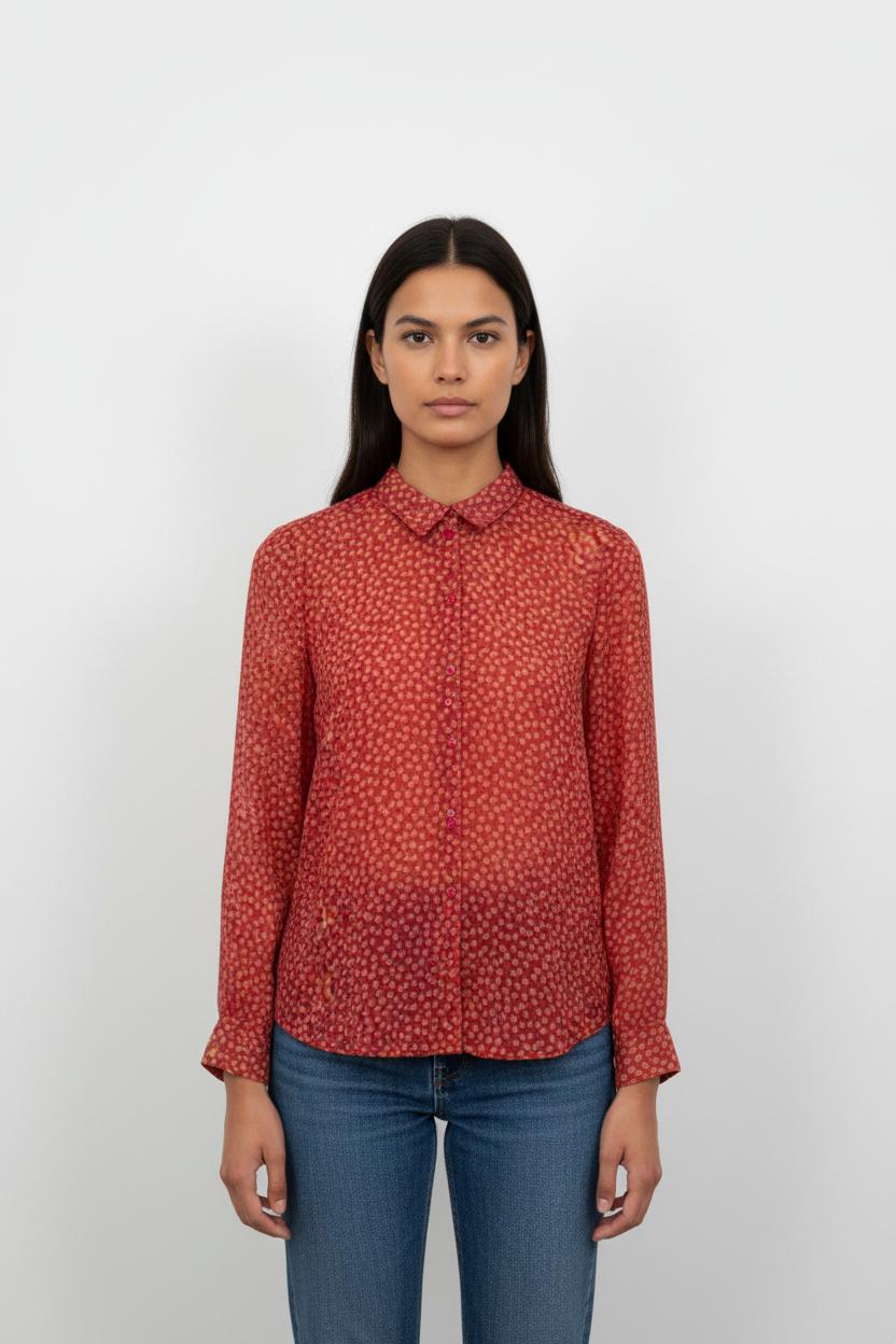 Chemise Rouge et Jaune - Taille M/38