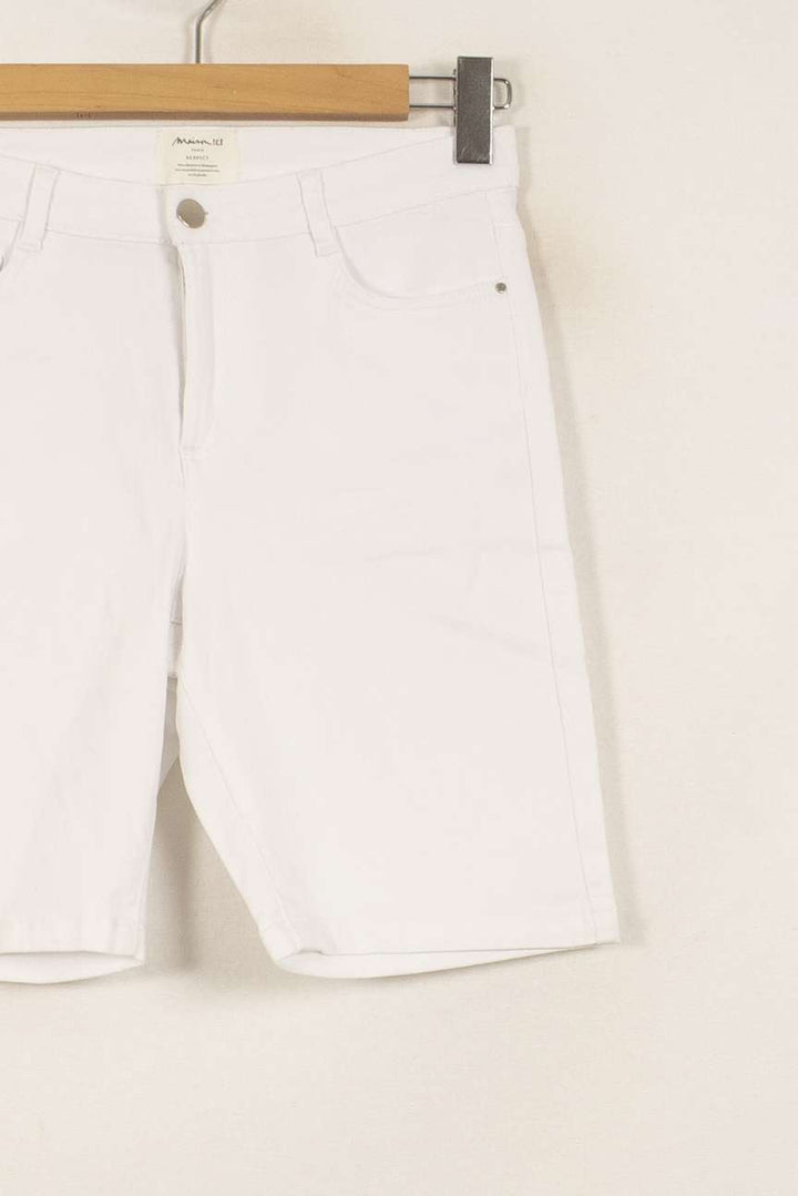 Bermuda Blanc - Taille L/40 de la marque Maison 123 | PARAD51611 - Vendu par Paradigme - Image 3