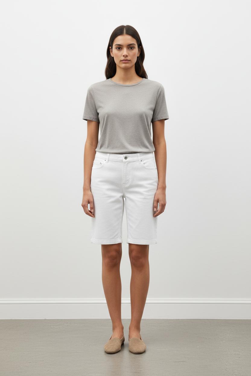 Bermuda Blanc - Taille L/40