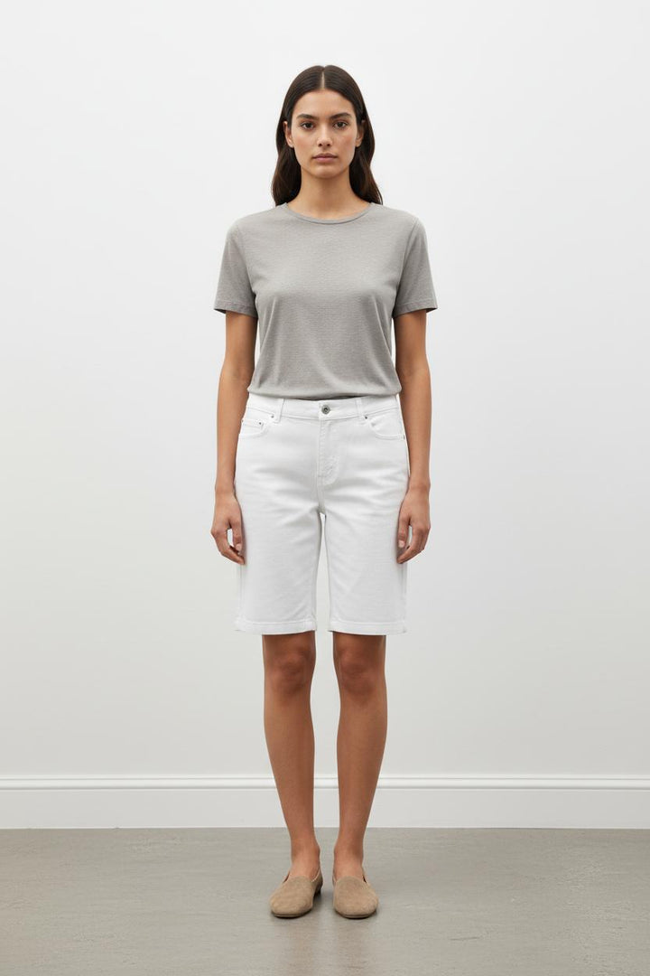 Bermuda Blanc - Taille L/40