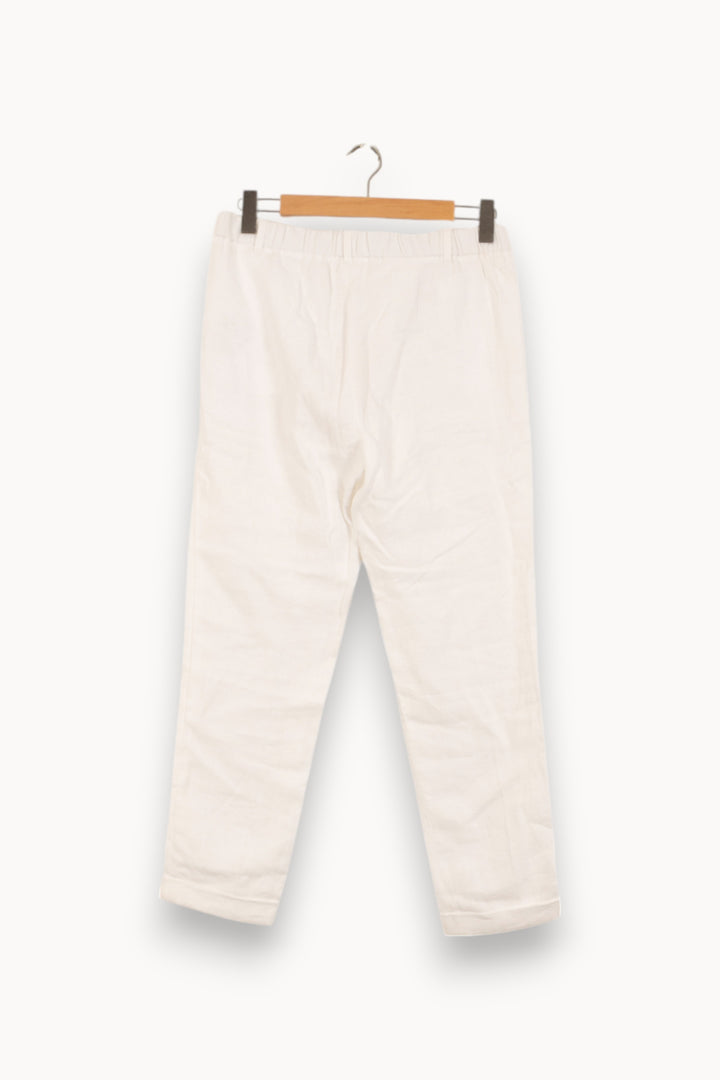 Pantalon Chino Blanc - Taille L/40 de la marque Maison 123 | PARAD51615 - Vendu par Paradigme - Image 4
