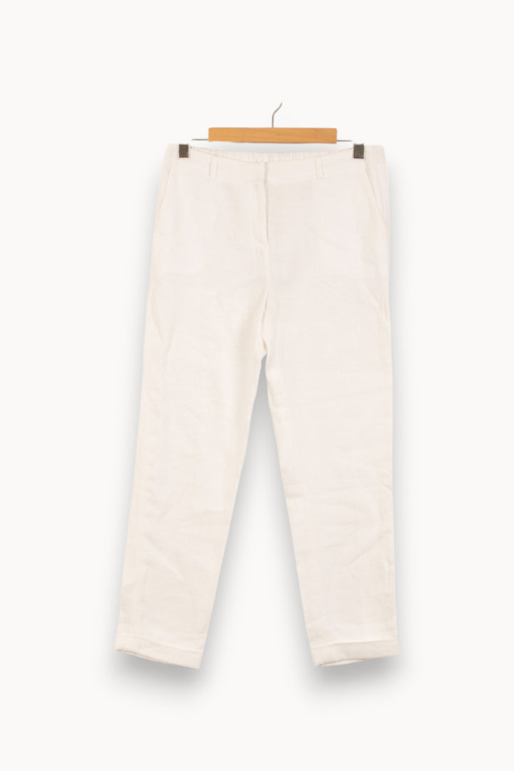 Pantalon Chino Blanc - Taille L/40 de la marque Maison 123 | PARAD51615 - Vendu par Paradigme - Image 2