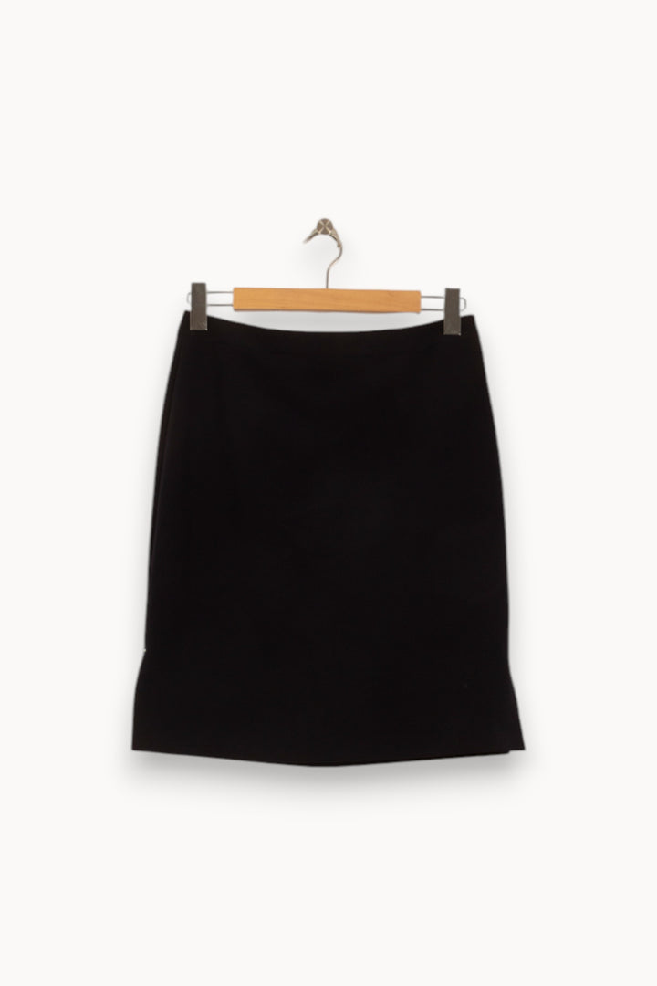 Jupe Courte Noire - Taille M/38 de la marque Caroll | PARAD51617 - Vendu par Paradigme - Image 2