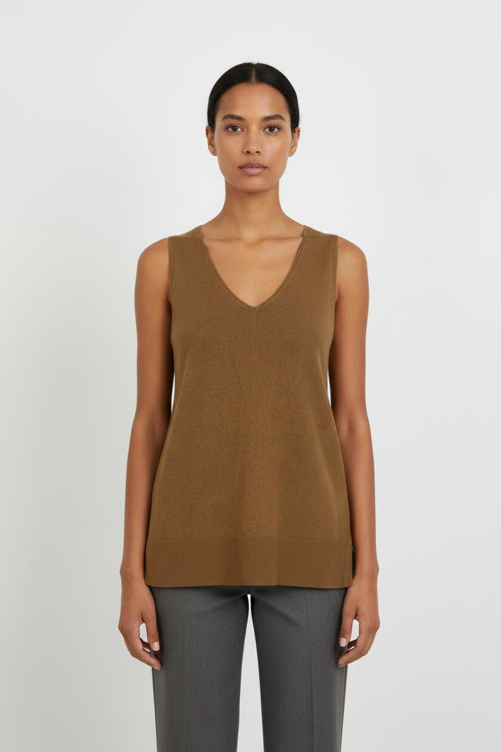 Débardeur Marron - Taille S/36