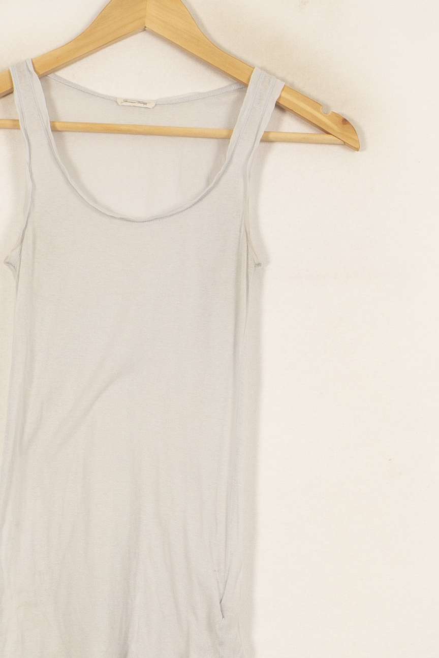 Débardeur Blanc - Taille S/36 de la marque American Vintage | PARAD51624 - Vendu par Paradigme - Image 3