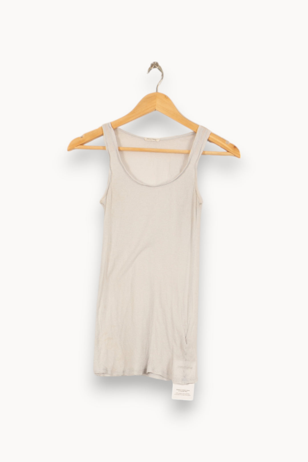 Débardeur Blanc - Taille S/36 de la marque American Vintage | PARAD51624 - Vendu par Paradigme - Image 2