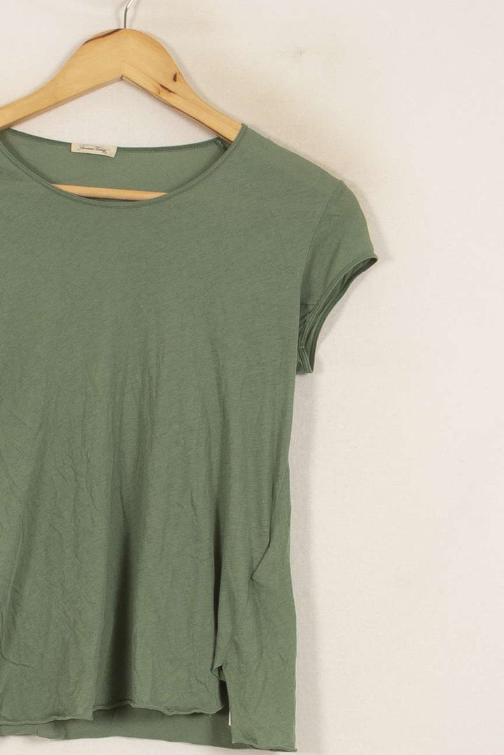 T-shirt Vert - Taille S/36 de la marque American Vintage | PARAD51628 - Vendu par Paradigme - Image 3