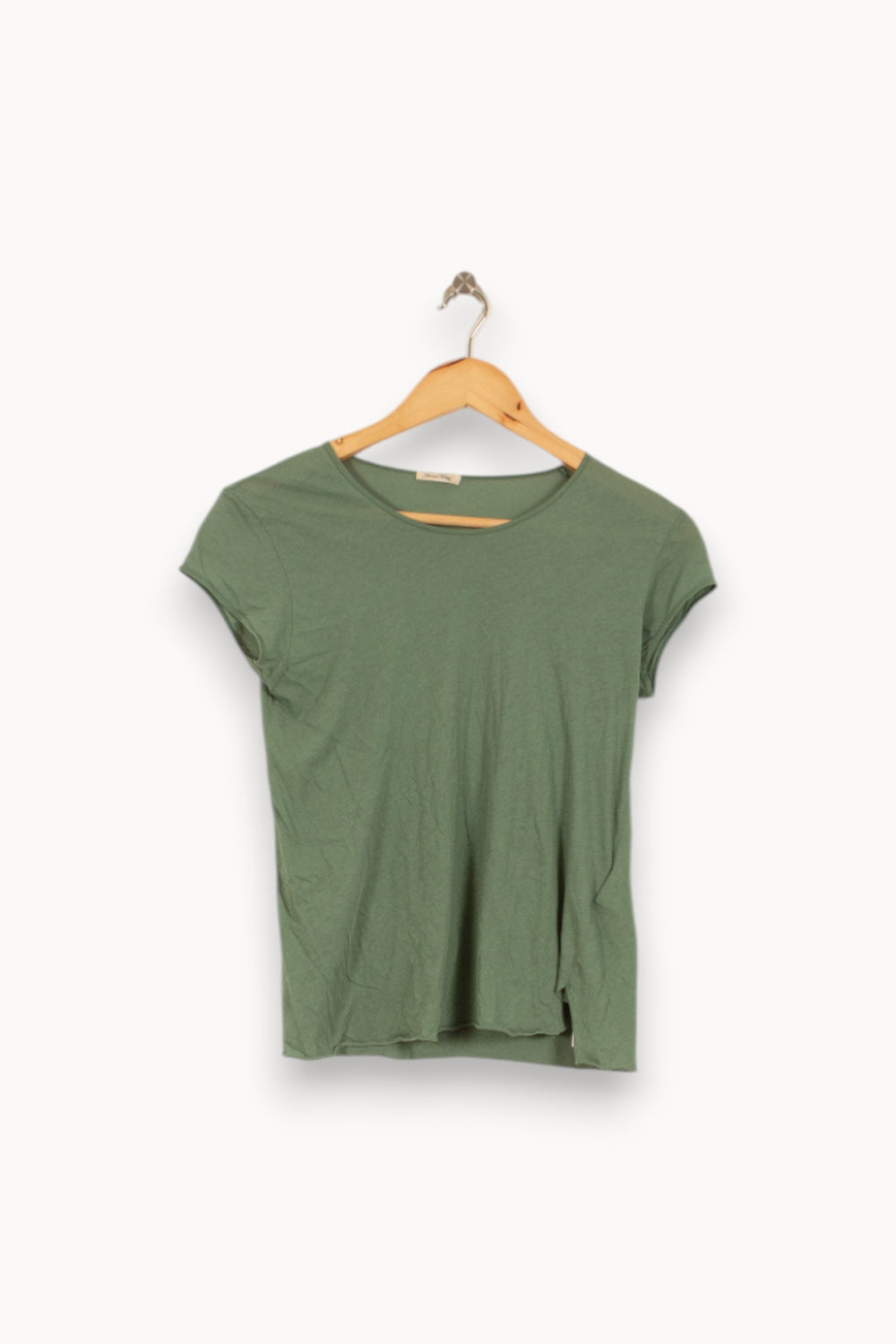 T-shirt Vert - Taille S/36 de la marque American Vintage | PARAD51628 - Vendu par Paradigme - Image 2