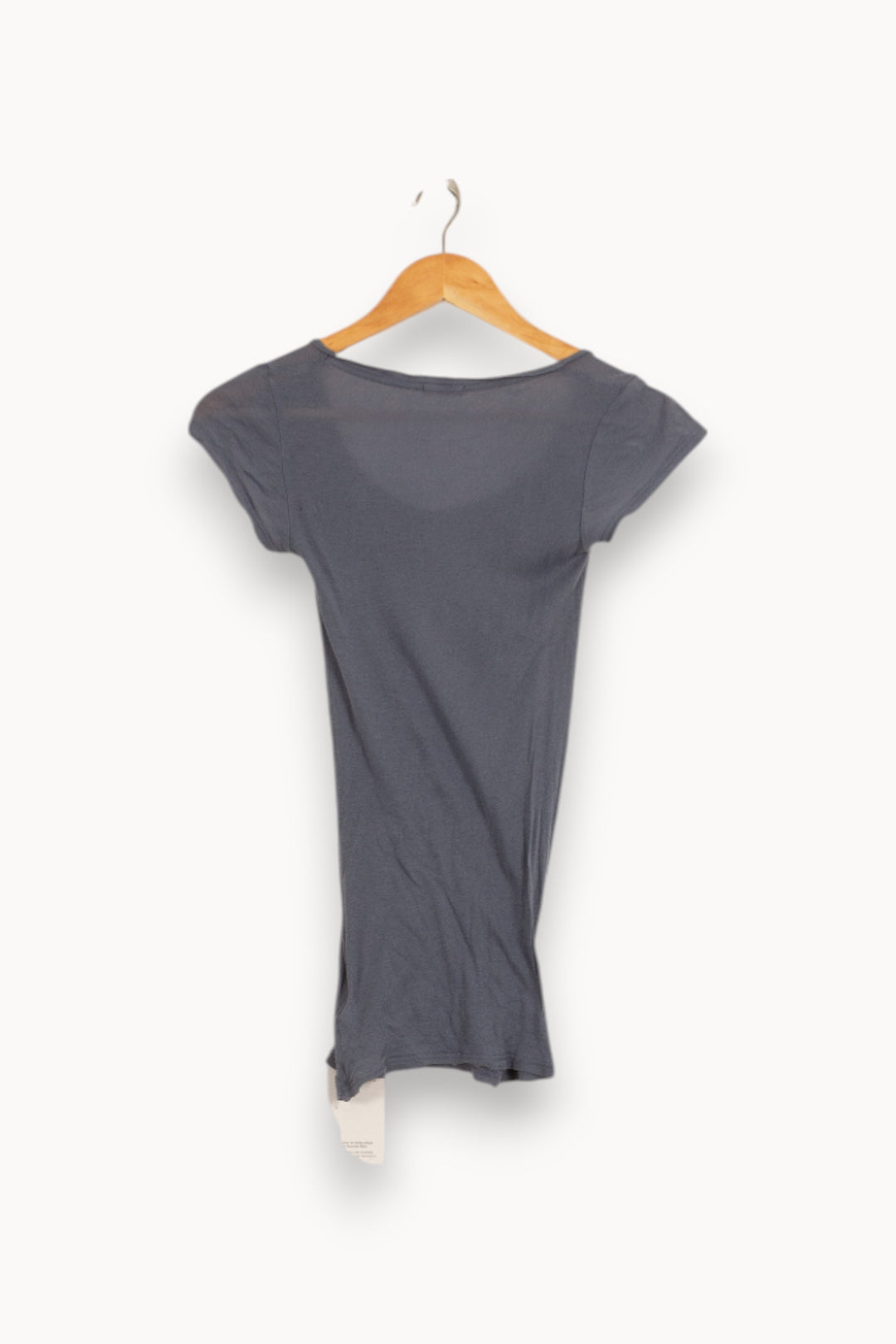 Tee Shirt Bleu - Taille S/36 de la marque American Vintage | PARAD51631 - Vendu par Paradigme - Image 4