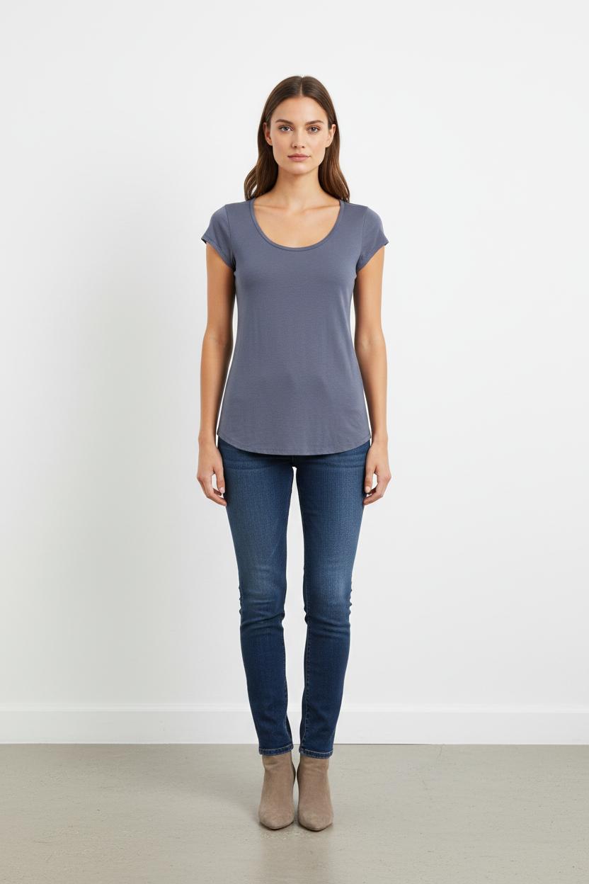 Tee Shirt Bleu - Taille S/36