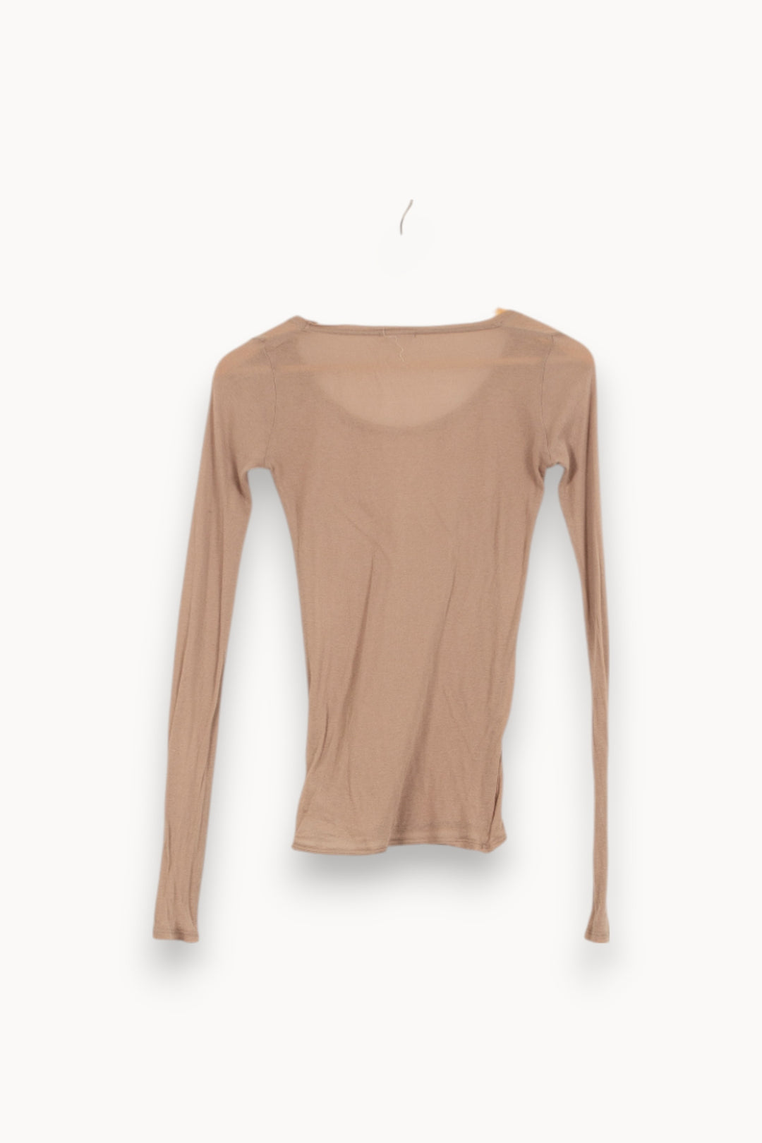 T-shirt Manches Longues Beige - Taille S/36 de la marque American Vintage | PARAD51632 - Vendu par Paradigme - Image 4