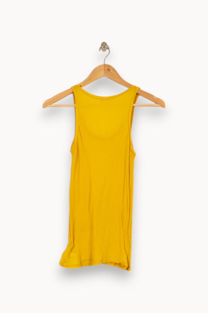 Débardeur Jaune - Taille S/36 de la marque American Vintage | PARAD51634 - Vendu par Paradigme - Image 4