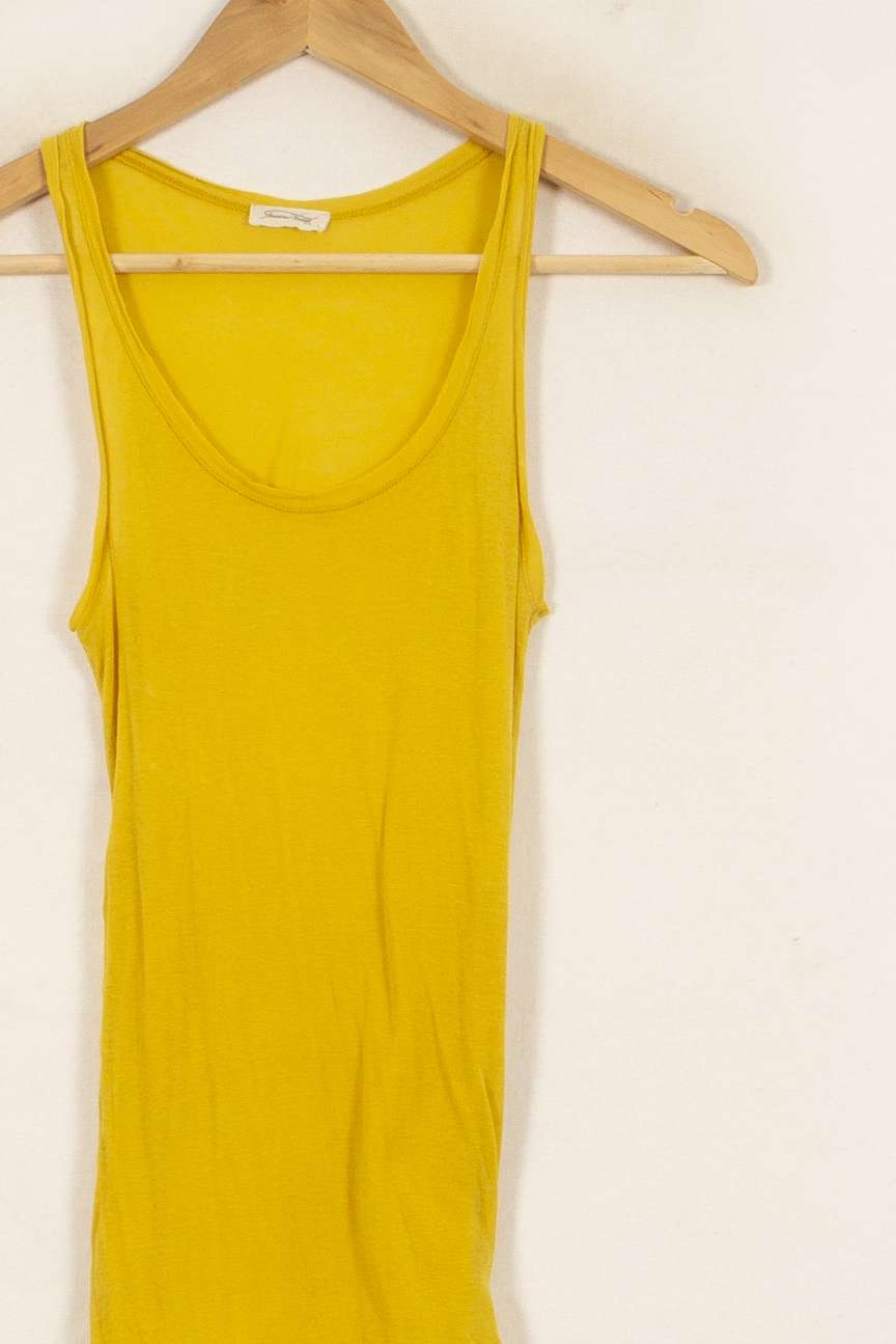 Débardeur Jaune - Taille S/36 de la marque American Vintage | PARAD51634 - Vendu par Paradigme - Image 3
