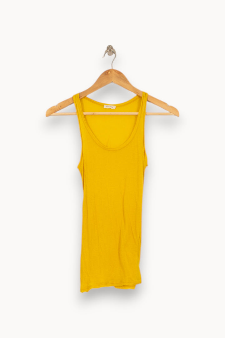 Débardeur Jaune - Taille S/36 de la marque American Vintage | PARAD51634 - Vendu par Paradigme - Image 2