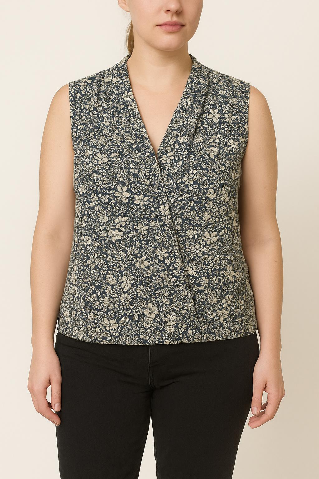 Blouse Bleu et Beige - Taille XL/42 de la marque Petite Mendigote | PARAD51638 - Vendu par Paradigme - Image 1