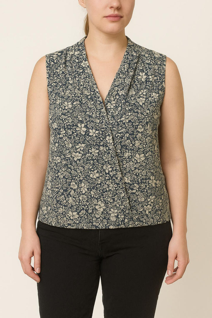 Blouse Bleu et Beige - Taille XL/42 de la marque Petite Mendigote | PARAD51638 - Vendu par Paradigme - Image 1