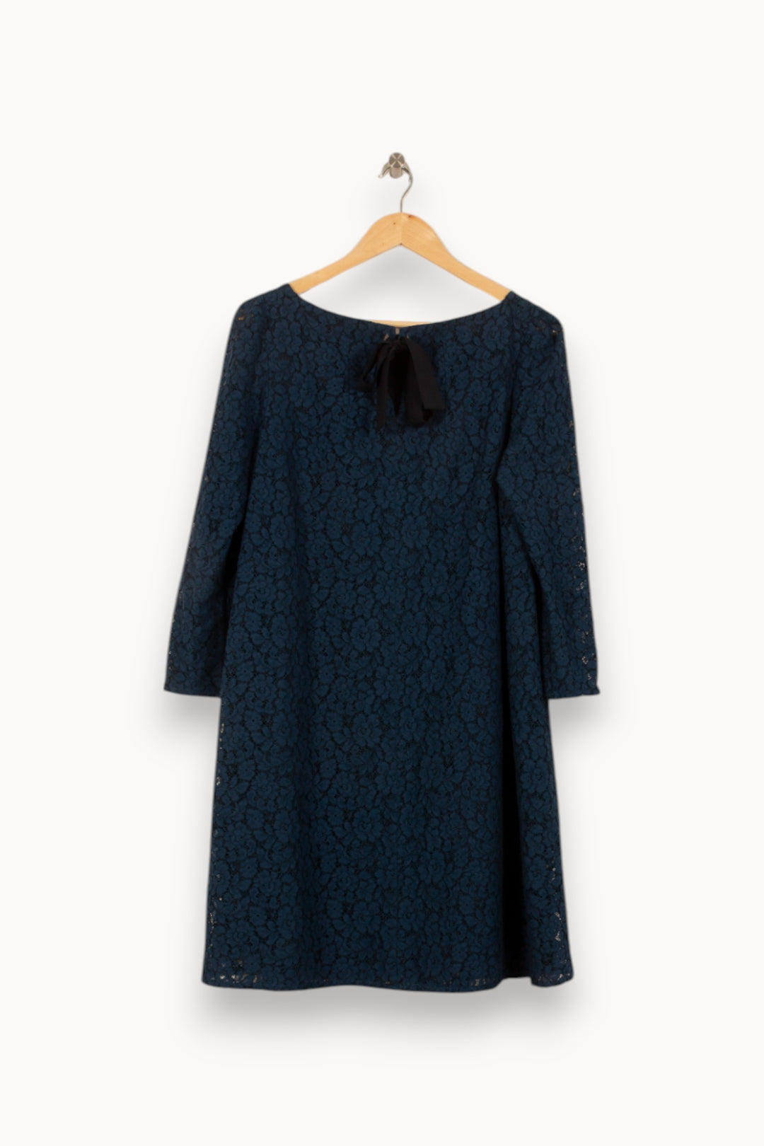 Robe en Dentelle Bleue - Taille M/38 de la marque Claudie Pierlot | PARAD51640 - Vendu par Paradigme - Image 4