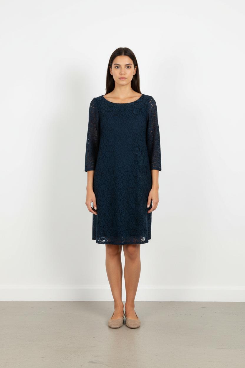 Robe en Dentelle Bleue - Taille M/38