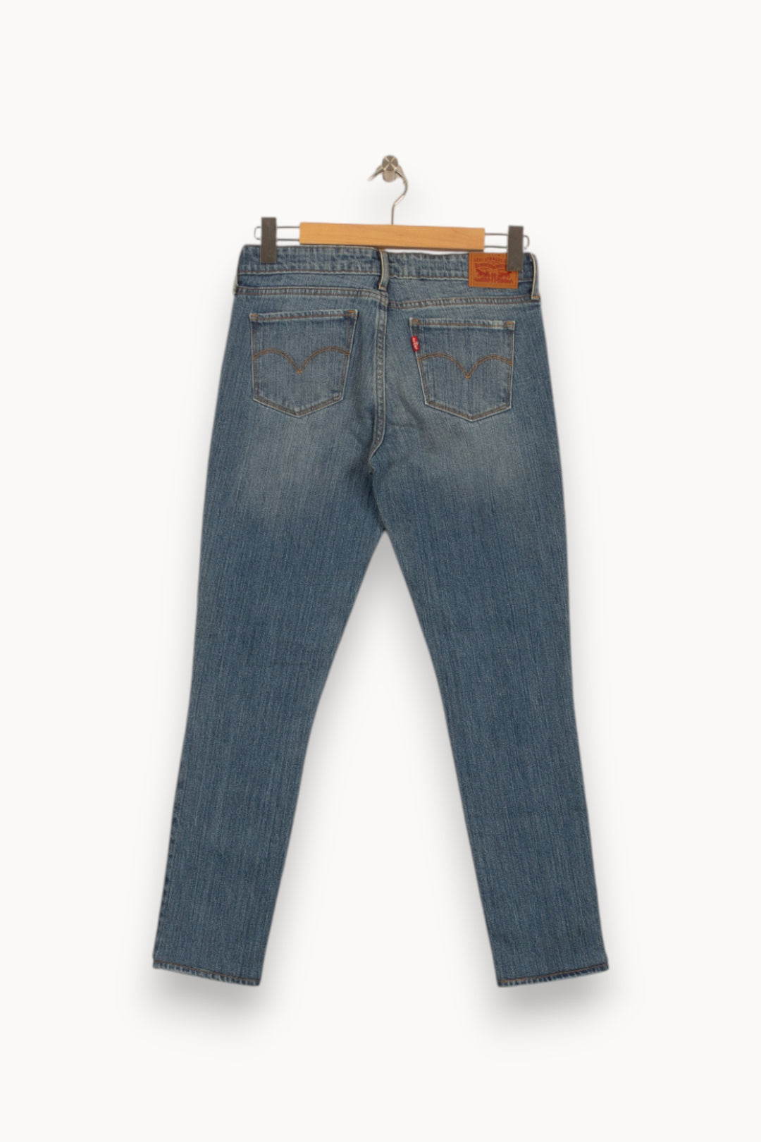 Jean Skinny Bleu - Taille M/38 de la marque Levi's | PARAD51641 - Vendu par Paradigme - Image 4