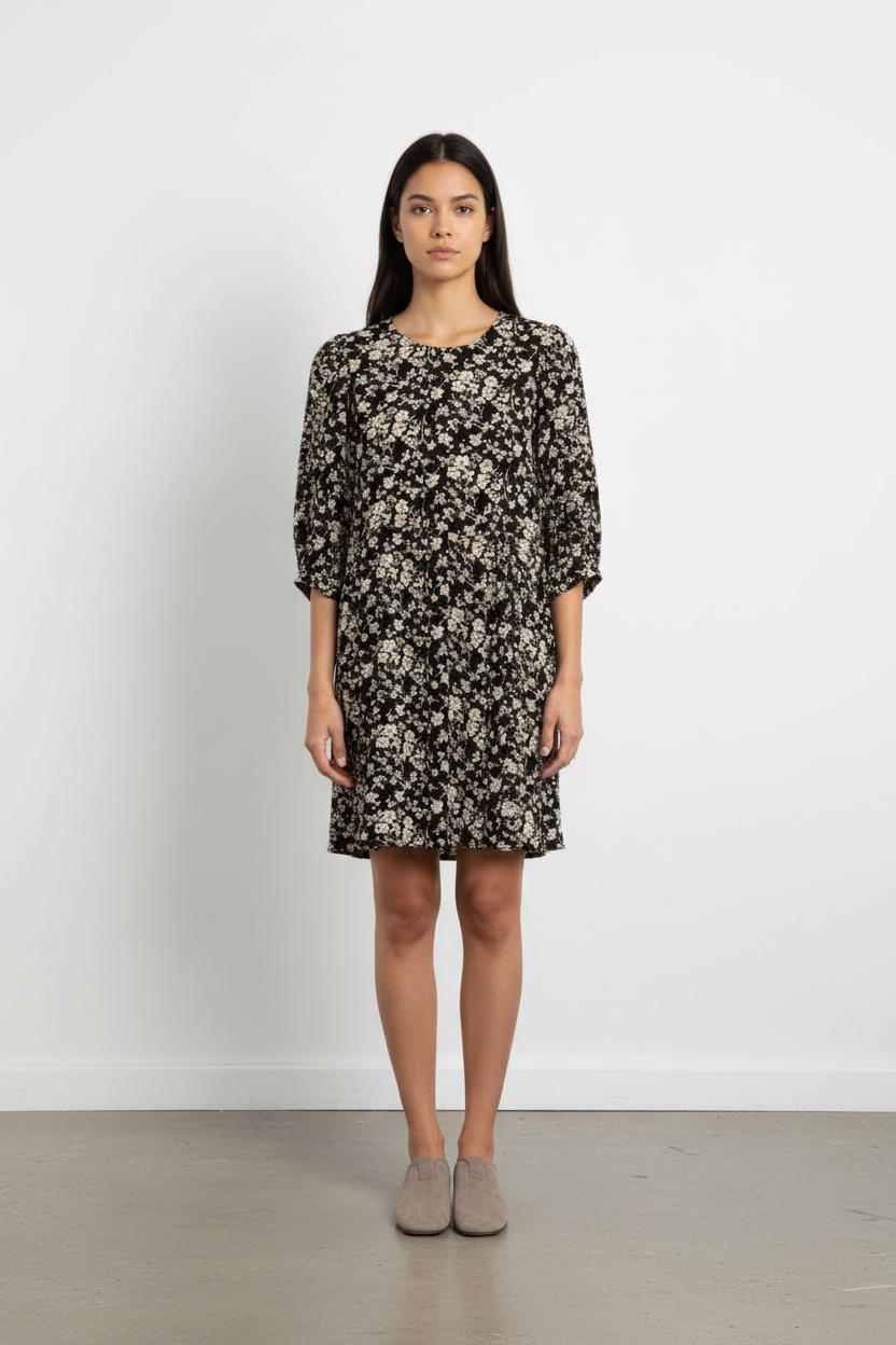 Robe Courte Noire et Blanche - Taille L/40