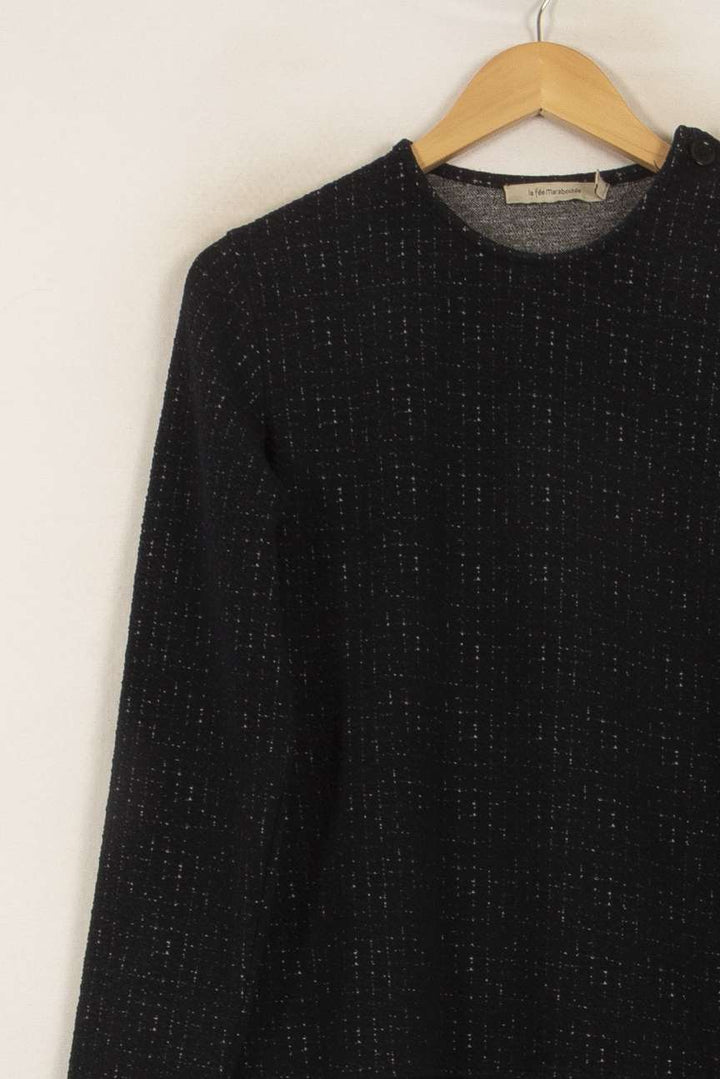 Robe Noire - Taille M/38 de la marque La Fée Maraboutée | PARAD51646 - Vendu par Paradigme - Image 3