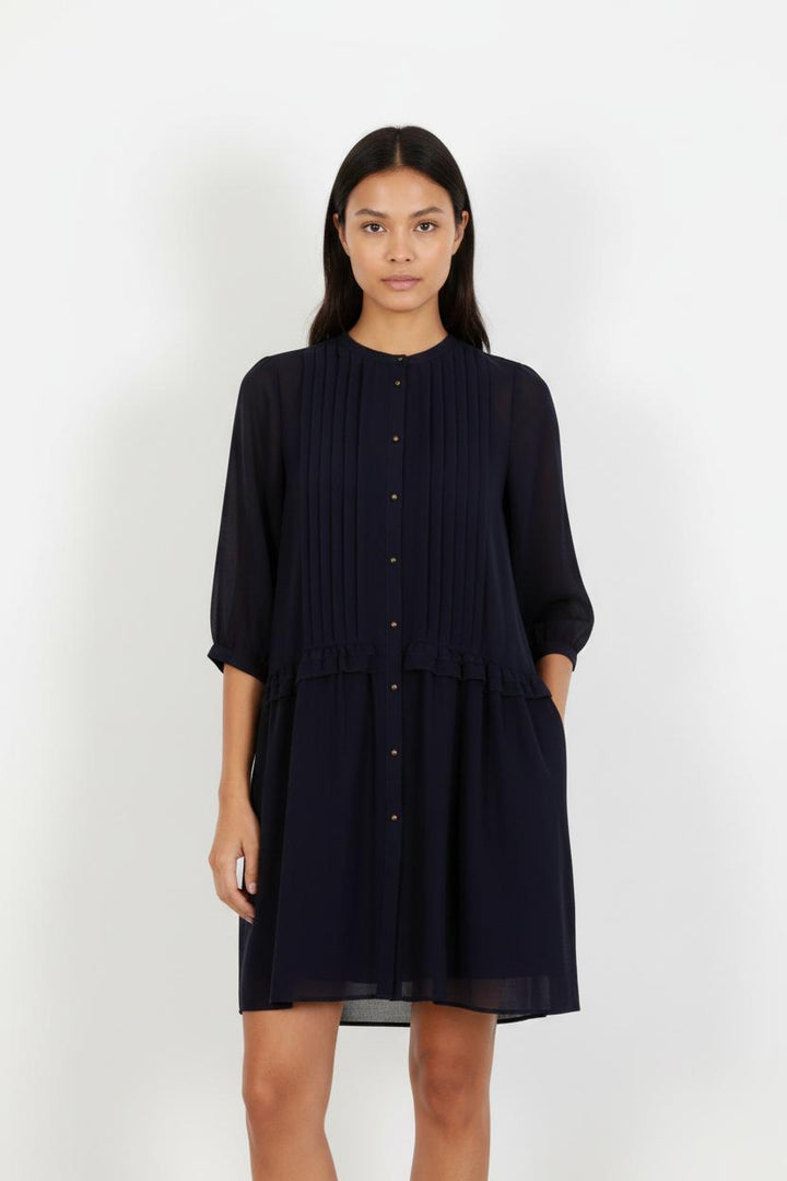 Robe Chemise Bleue - Taille S/36