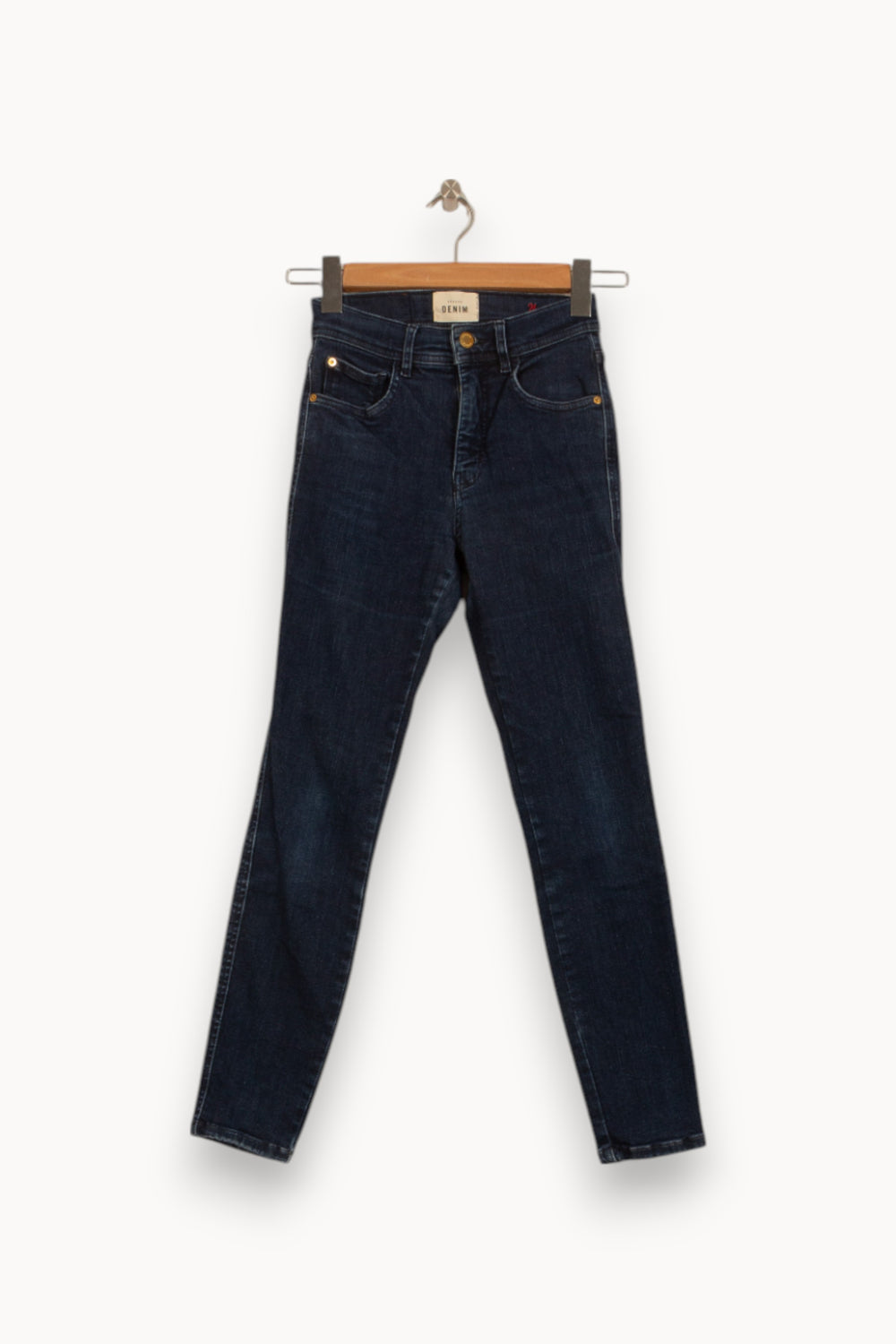 Jean Skinny Bleu - Taille XS/34 de la marque Sézane | PARAD51655 - Vendu par Paradigme - Image 2