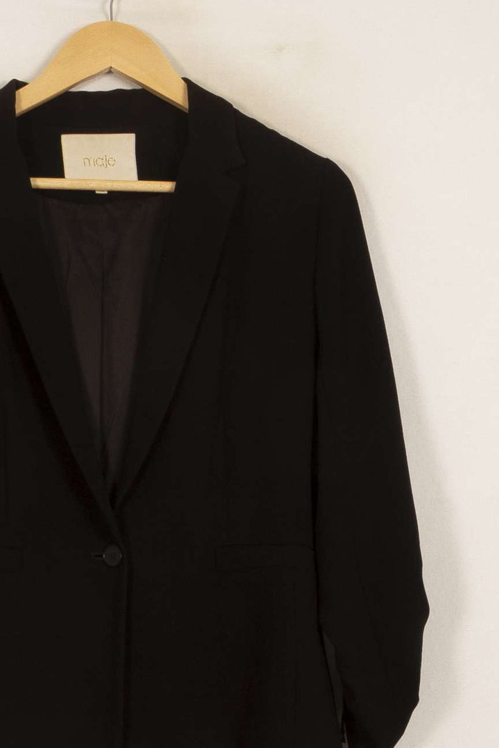 Veste Tailleur Noire - Taille XS/34 de la marque Maje | PARAD51656 - Vendu par Paradigme - Image 3
