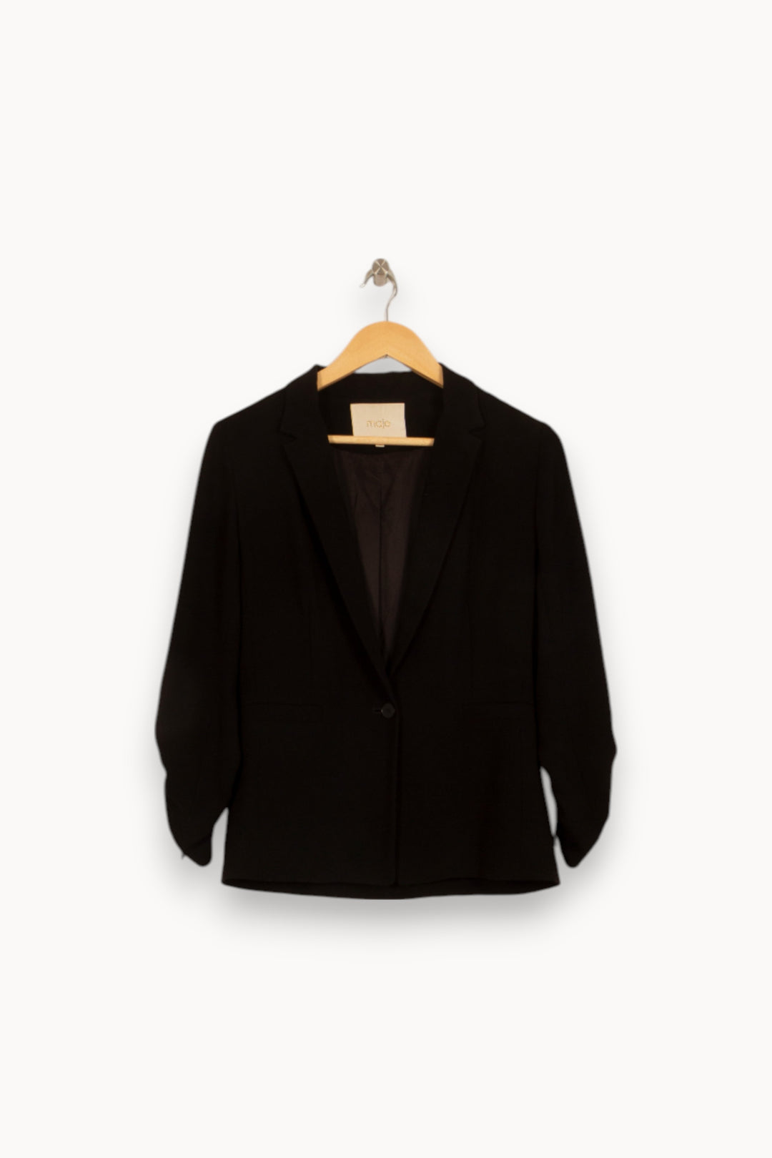 Veste Tailleur Noire - Taille XS/34 de la marque Maje | PARAD51656 - Vendu par Paradigme - Image 2