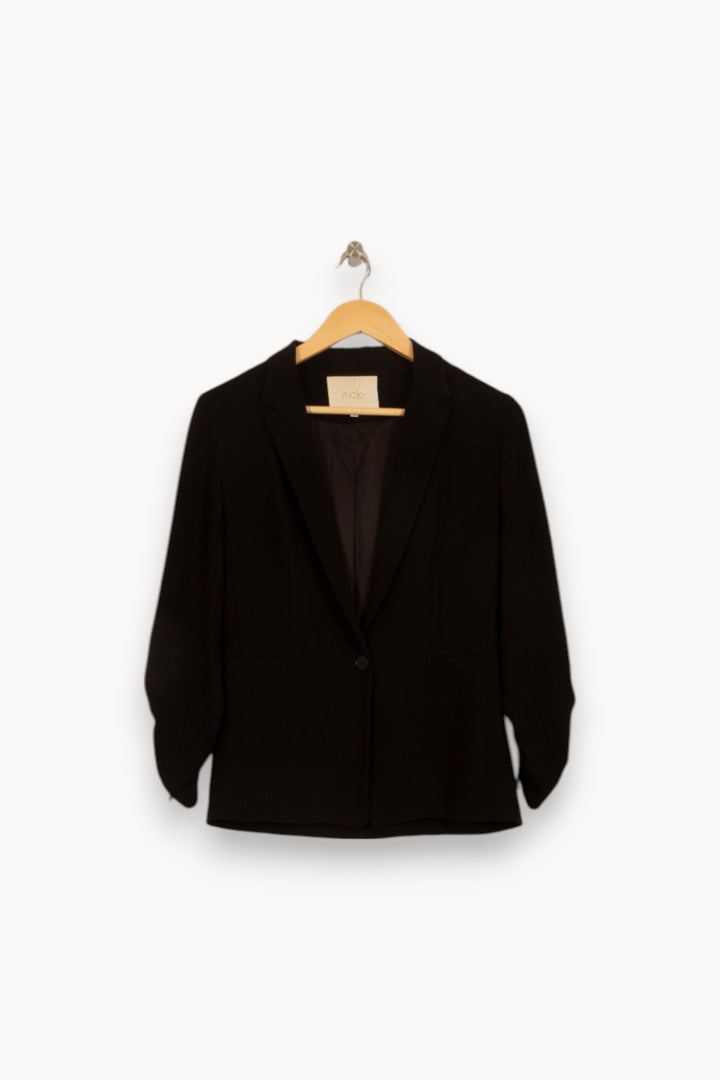 Veste Tailleur Noire - Taille XS/34 de la marque Maje | PARAD51656 - Vendu par Paradigme - Image 2