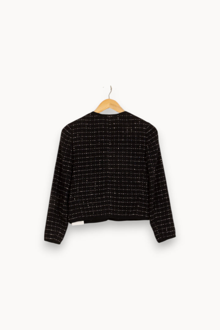 Veste Tweed Noire et Blanche - Taille XS/34 de la marque Pablo | PARAD51658 - Vendu par Paradigme - Image 4