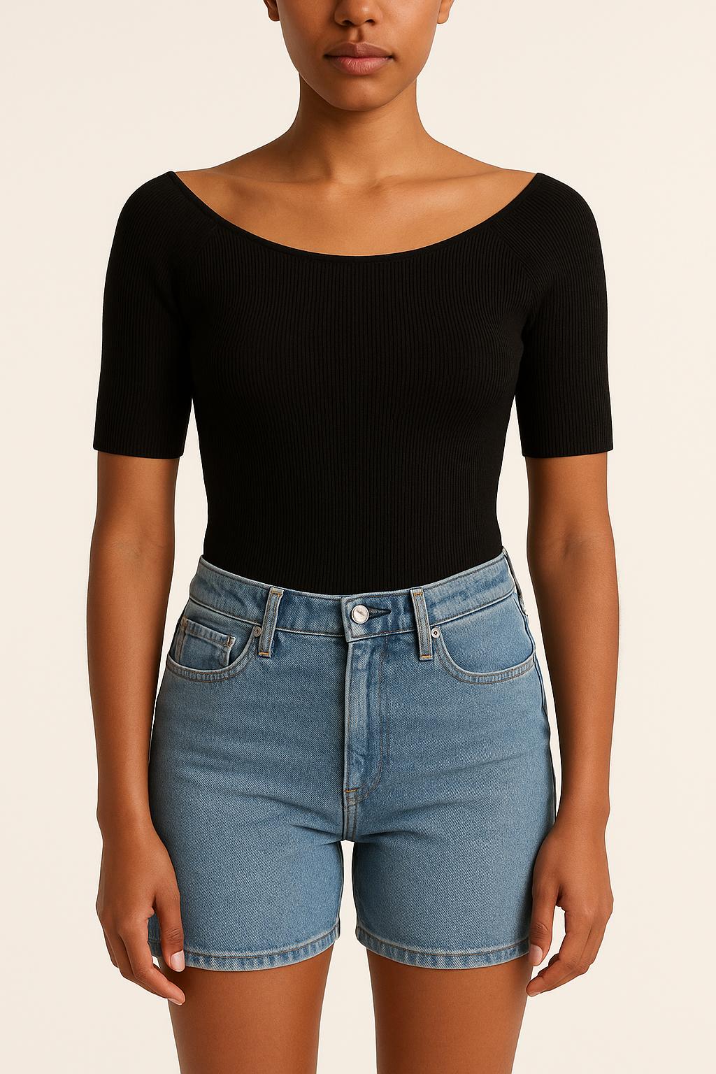 Top Noir - Taille S/36 de la marque Petite Mendigote | PARAD51667 - Vendu par Paradigme - Image 1