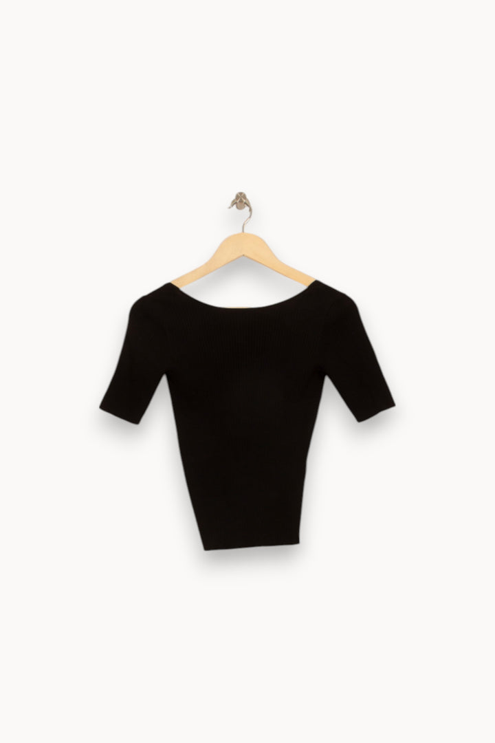 Top Noir - Taille S/36 de la marque Petite Mendigote | PARAD51667 - Vendu par Paradigme - Image 2