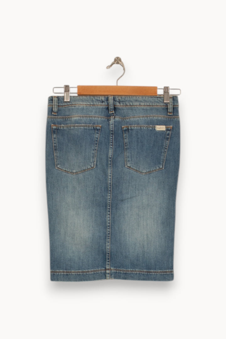 Jupe Crayon Bleue - Taille XS/34 de la marque ba&sh | PARAD51680 - Vendu par Paradigme - Image 4