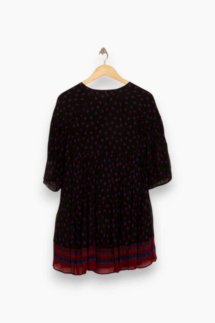 Robe Courte Noire et Rouge - Taille XS/34 de la marque ba&sh | PARAD51685 - Vendu par Paradigme - Image 4