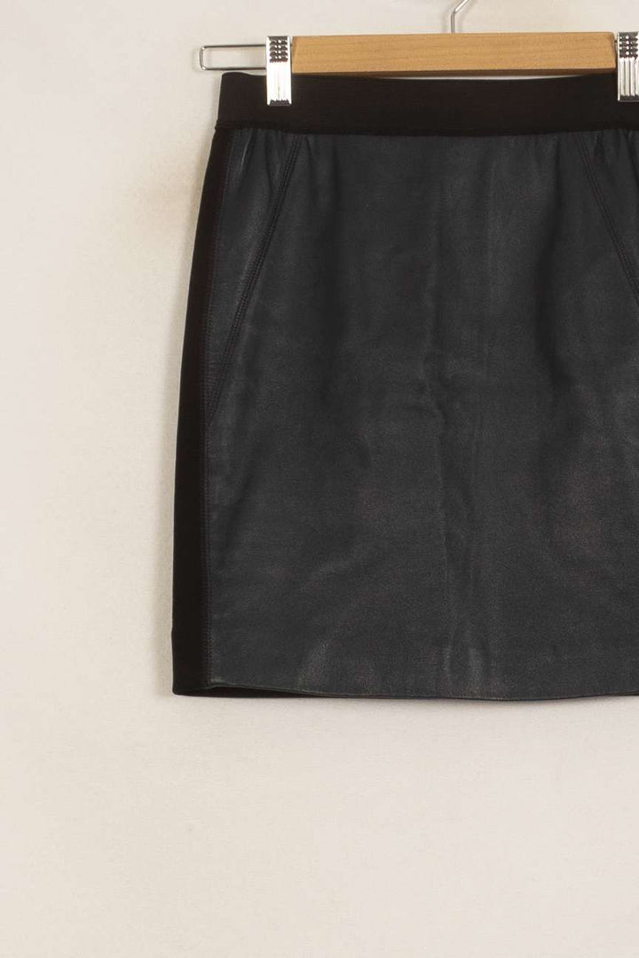 Jupe Courte Noire - Taille S/36 de la marque Sandro | PARAD51686 - Vendu par Paradigme - Image 3
