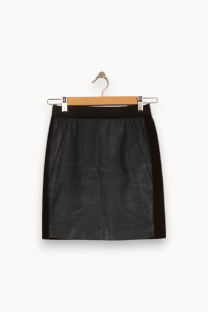 Jupe Courte Noire - Taille S/36 de la marque Sandro | PARAD51686 - Vendu par Paradigme - Image 2