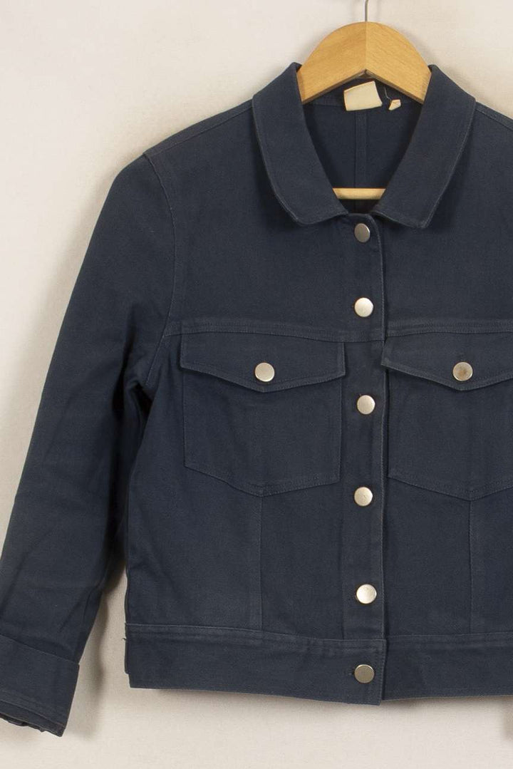 Veste En Jean Bleue - Taille XS/34 de la marque Marie Sixtine | PARAD51687 - Vendu par Paradigme - Image 3