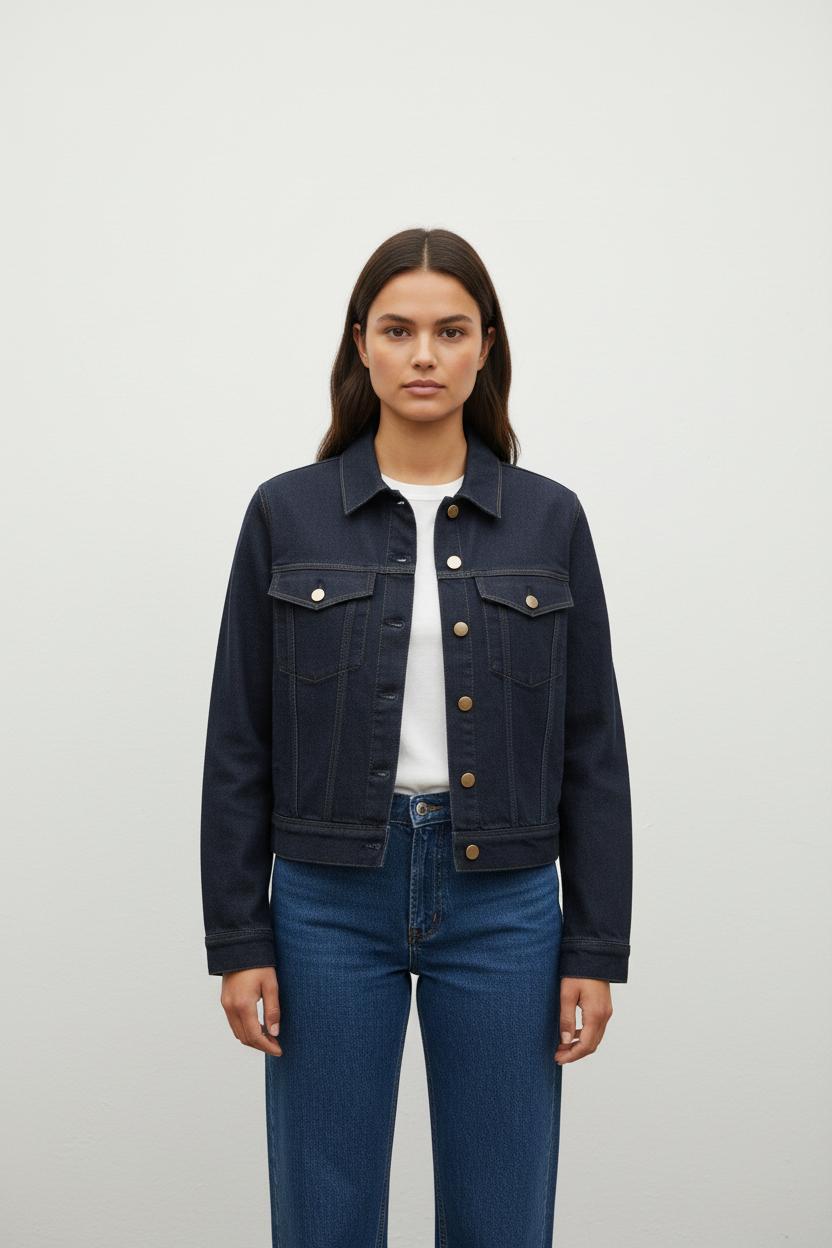 Veste En Jean Bleue - Taille XS/34
