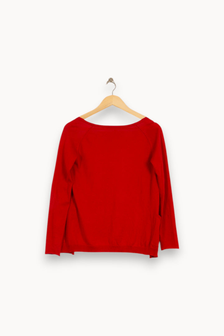 Cardigan Rouge - Taille XS/34 de la marque Maje | PARAD51691 - Vendu par Paradigme - Image 4