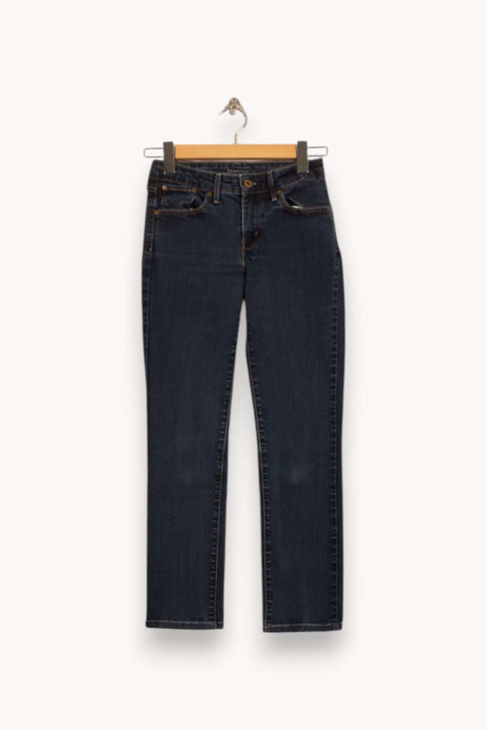 Jean Droit Bleu - Taille M/38 de la marque Levi's | PARAD51702 - Vendu par Paradigme - Image 2