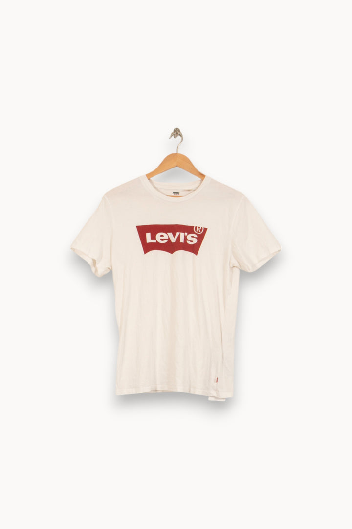 Tee-shirt Blanc et Rouge - Taille M/38 de la marque Levi's | PARAD51714 - Vendu par Paradigme - Image 2