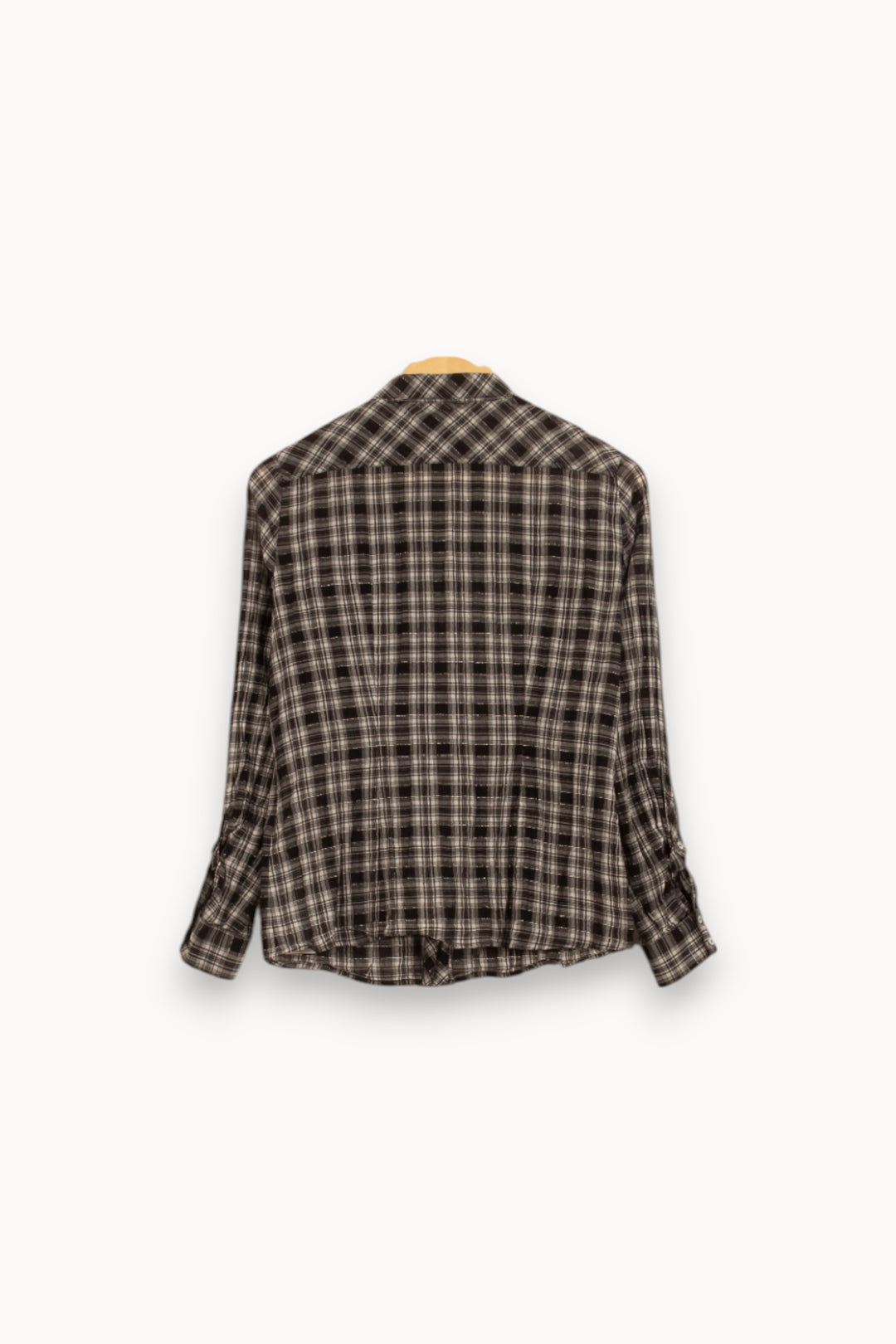 Chemise à Carreaux Grise et Noire - Taille XL/42 de la marque Maison 123 | PARAD51717 - Vendu par Paradigme - Image 4