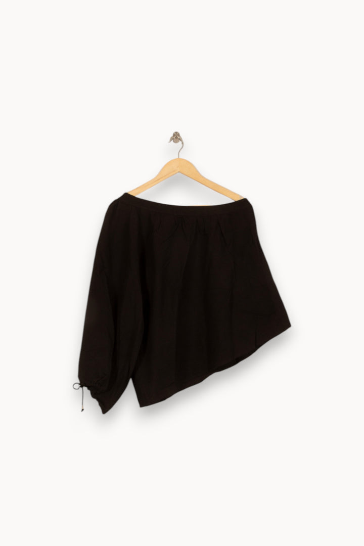 Blouse Noire - Taille M/38 de la marque Vanessa Bruno | PARAD51720 - Vendu par Paradigme - Image 4