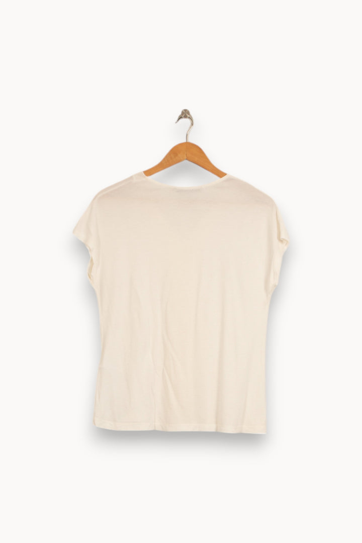 Tee-shirt Blanc - Taille L/40 de la marque La Fée Maraboutée | PARAD51726 - Vendu par Paradigme - Image 4