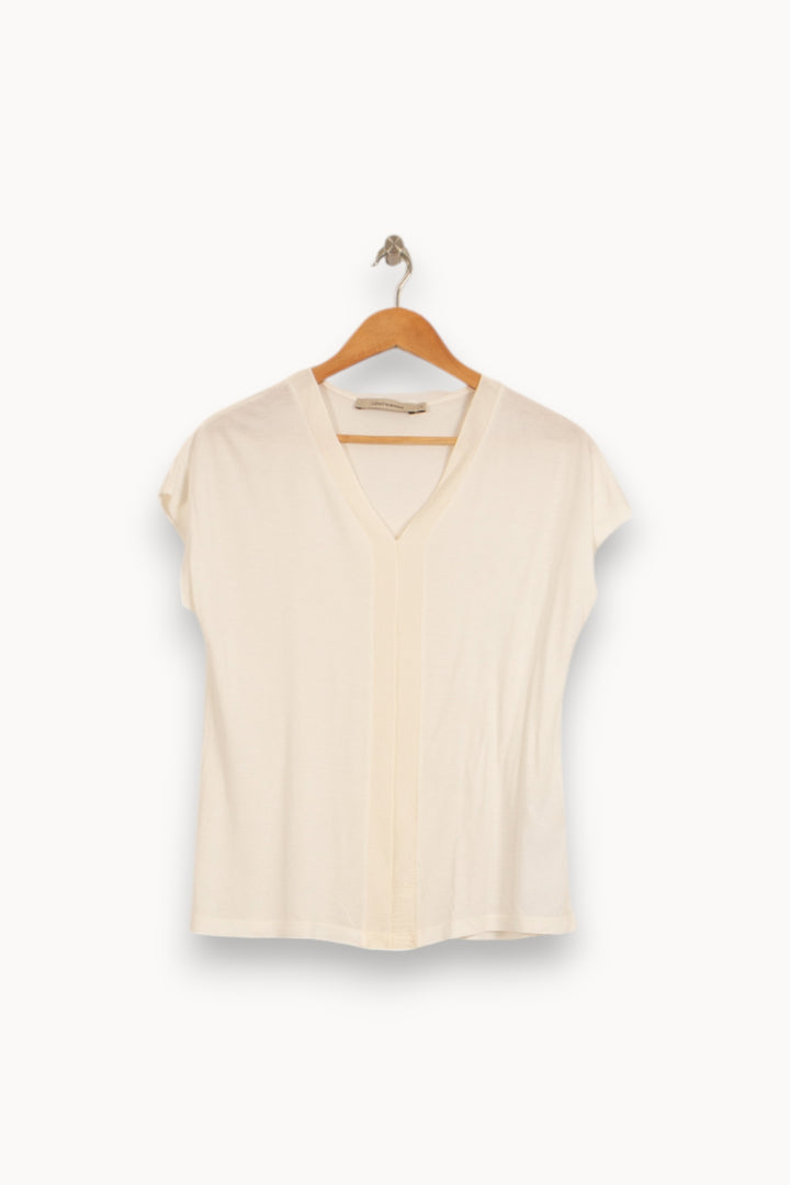 Tee-shirt Blanc - Taille L/40 de la marque La Fée Maraboutée | PARAD51726 - Vendu par Paradigme - Image 2